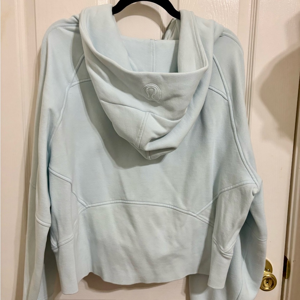 Lululemon Light Blue Scuba Zip Up - Picture 3 of 4